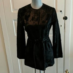 Vintage crushed velvet jacket